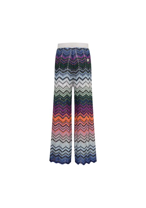 Pantaloni con stampa MISSONI KIDS | MZ6B90 X0161999